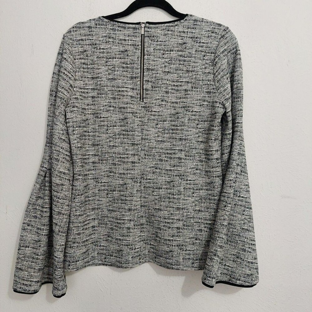 Banana Republic Gray Bell Sleeve Blouse - Picture 8 of 9